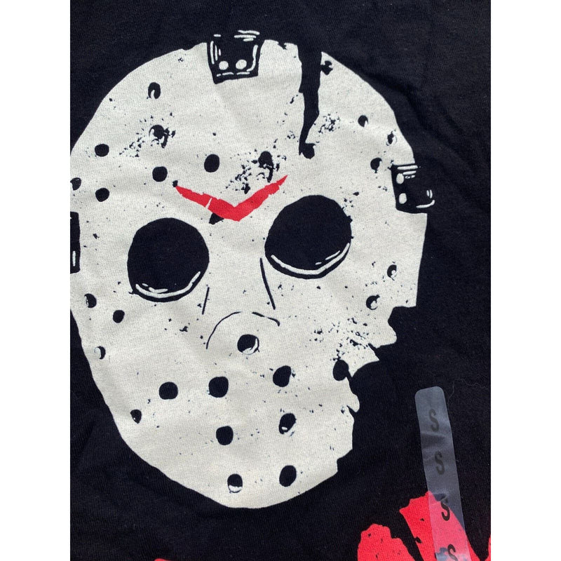 Official Friday the 13th I Love Jason Mask T Shirt Small Black Short Sleeve New