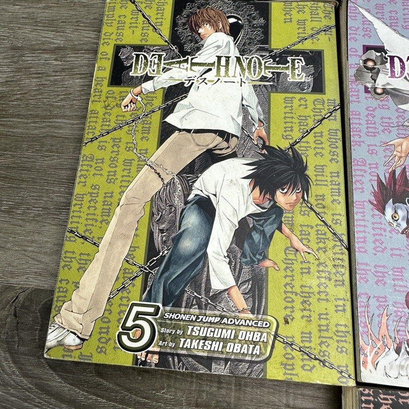 Death Note Manga Book Series Volume Set 1-7 10-12 Missing 8,9