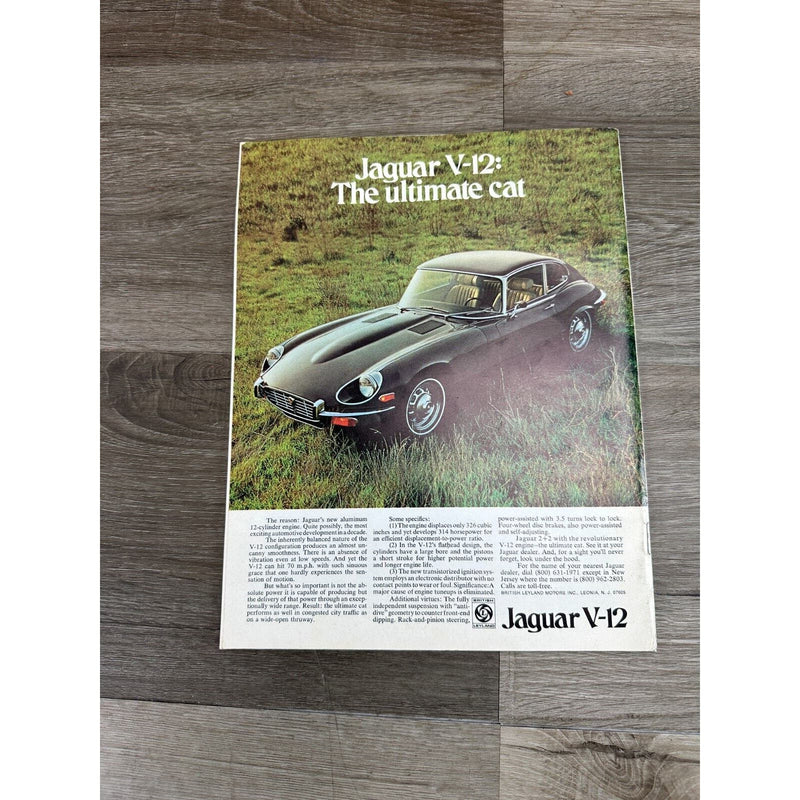 Magazine Sports Car 1972 April No4 Volume 30 Fifty Years of Triumph Sport Cars