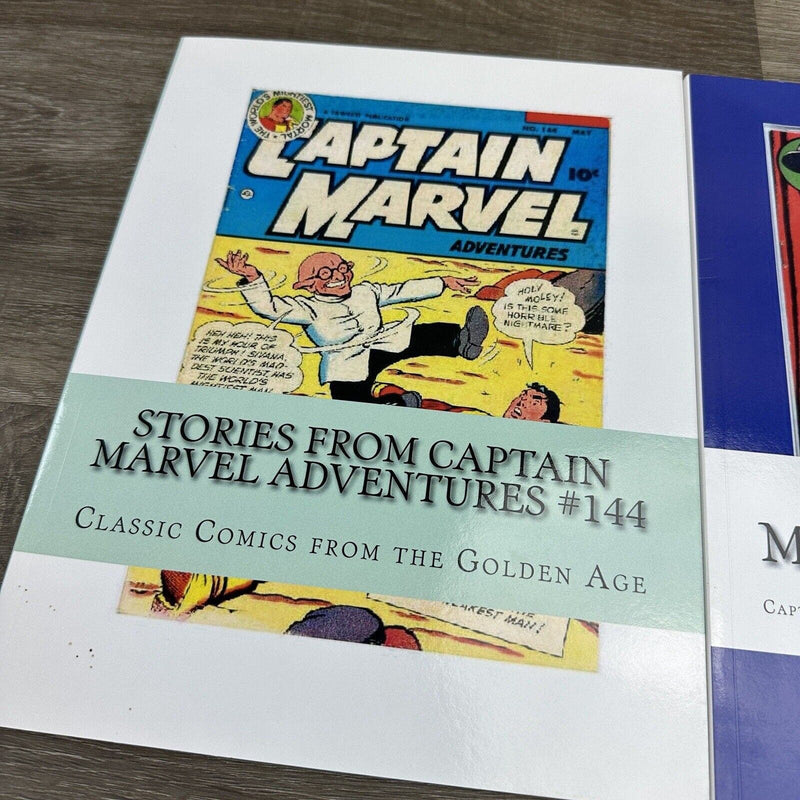 Stories from Captain Marvel Adventures #144 and Master Comics #114 2 Comic Lot