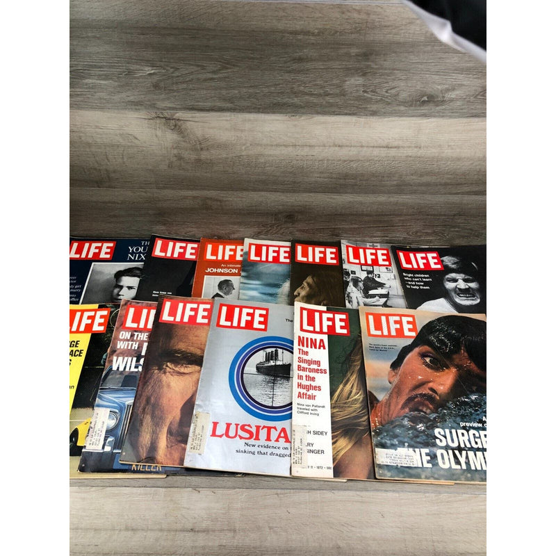 Life Lot Of 52 Issues 1945-1991 Magazines Vintage Old Advertising