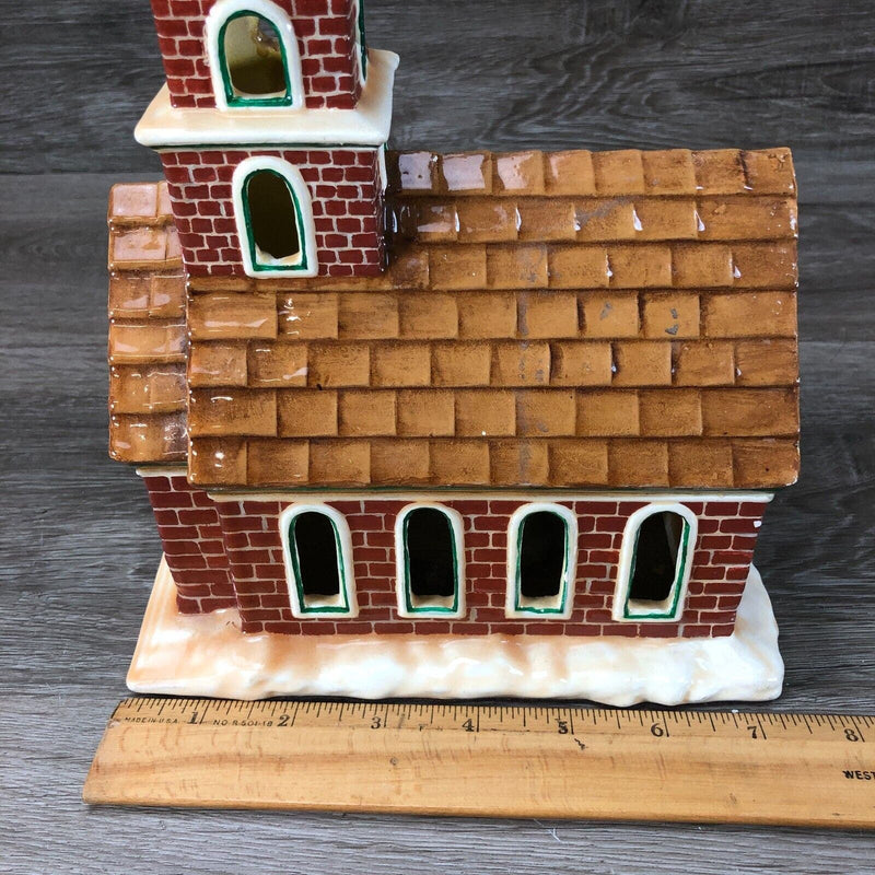 Dept 56 Byron Molds Church Christmas Village House Hand Painted Ceramic 1979