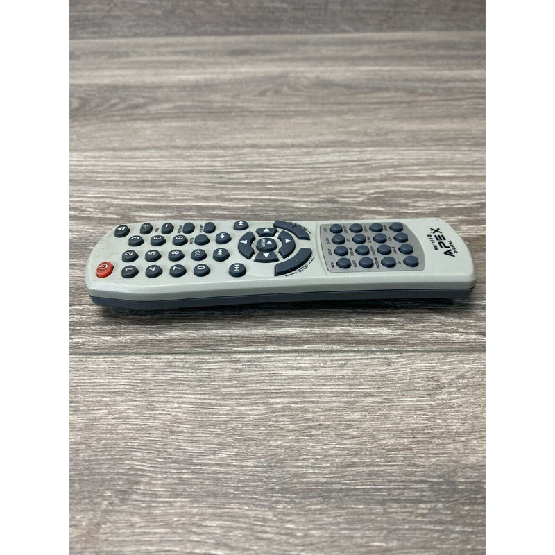 Genuine Apex Digital RM1115 FOR DVD Player AD-1118 Handheld Remote Control Silve