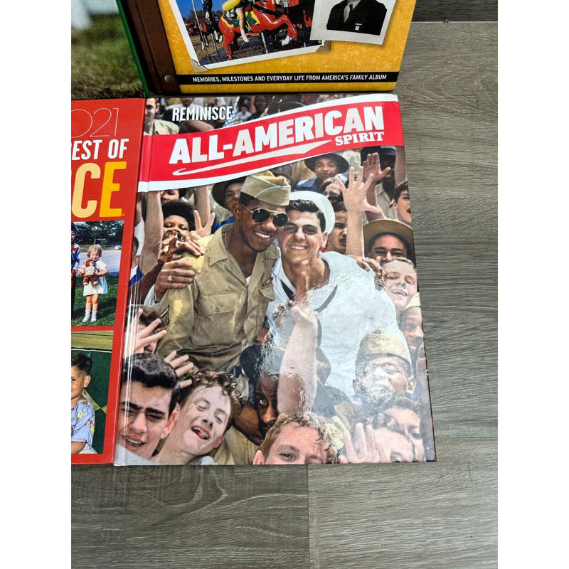 Lot of 4 Reminisce Life On The Farm All American Spirit Pictures Hardcover Book