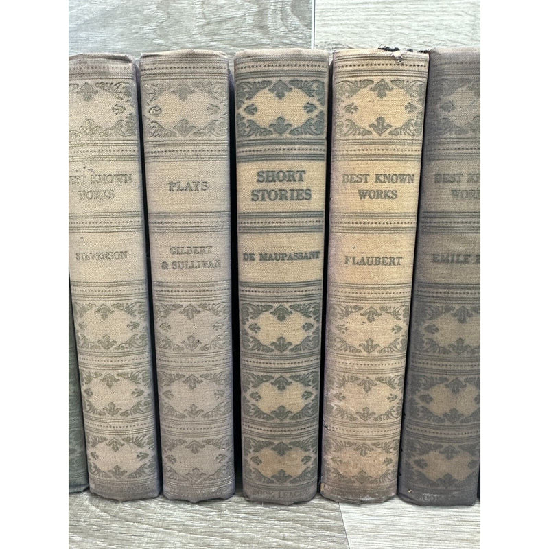 10 Book Lot 1941 Best Known Works Series Blue Hardcover Blue Ribbon Books