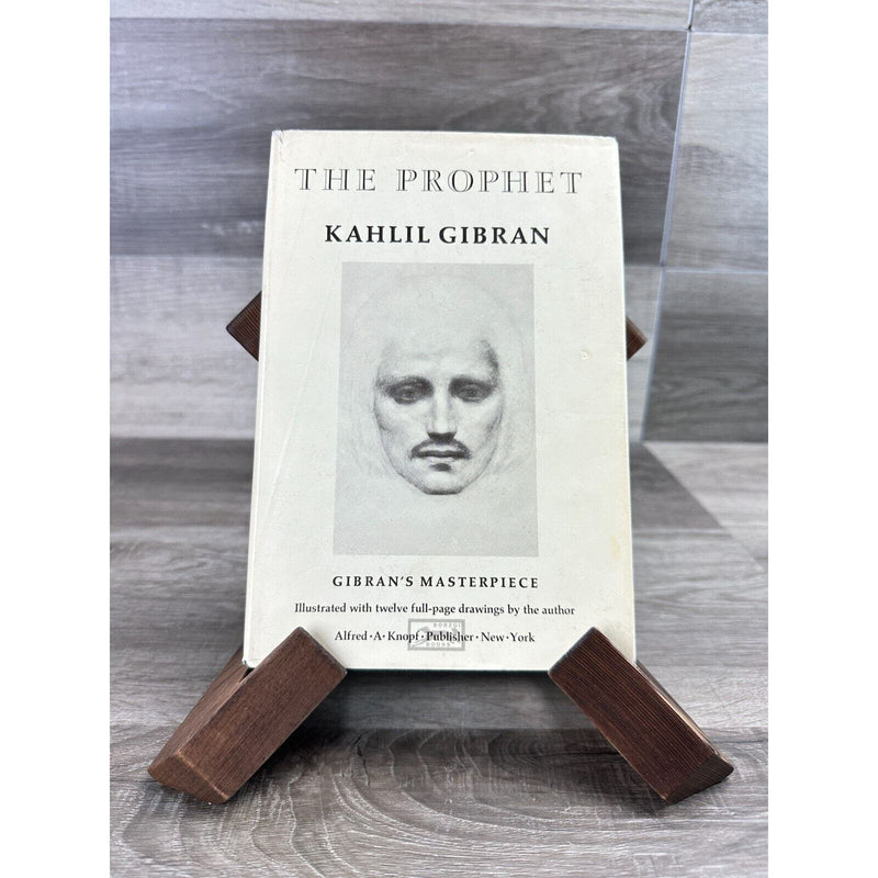 THE PROPHET by Kahlil Gibran Hardcover DJ 1973 Alfred Knopf Book