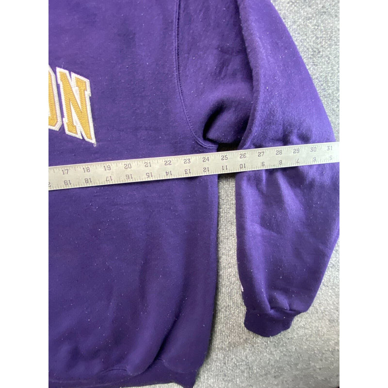 Champion Washington Authentic Athletic Apparel Crewneck Sweater Purple Large