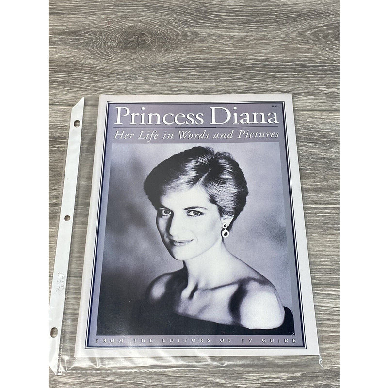 Princess Diana Her life in words and pictures 1997 Magazine. 80 Pages Photos