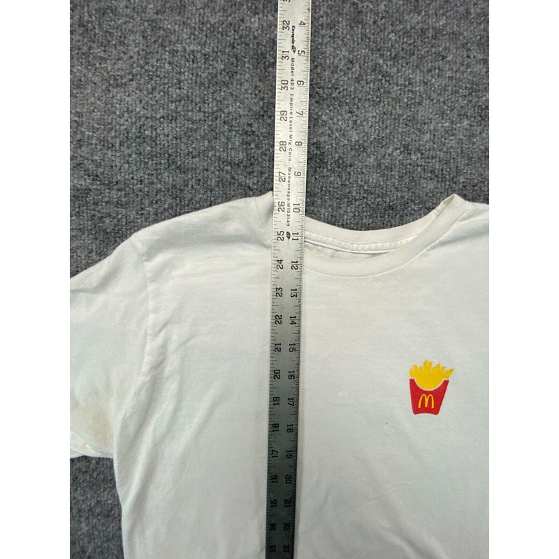 McDelivery Night In McDonalds T Shirt White Adult Medium Short Sleeve