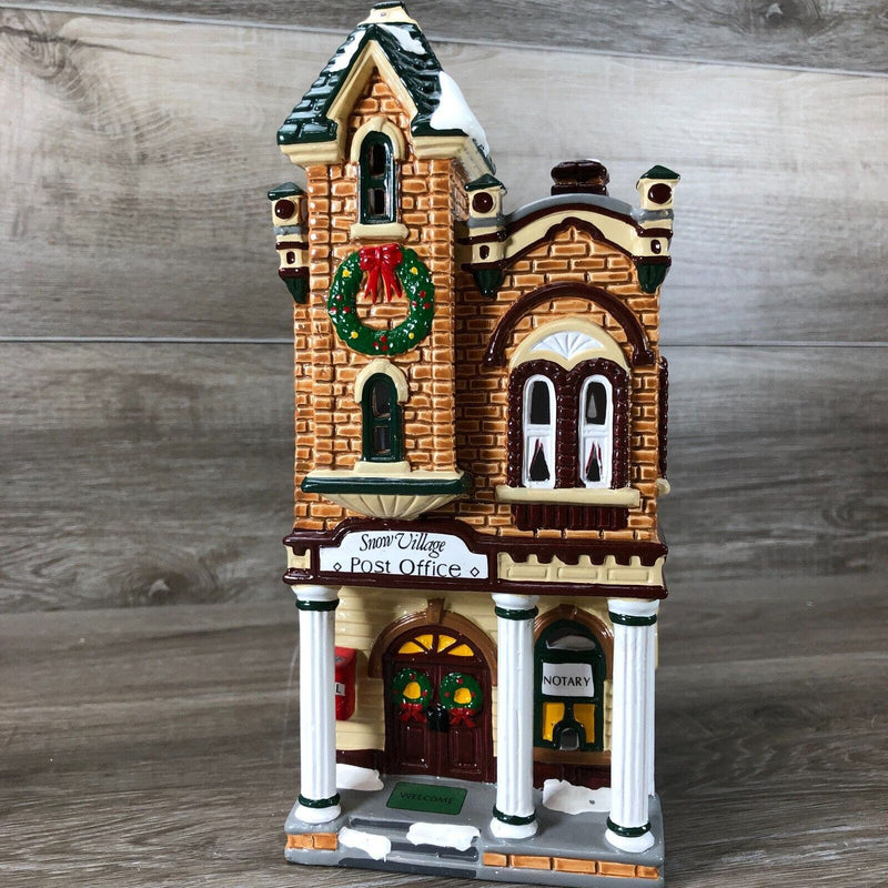 Department 56 The Original Snow Village 1992 Post Office Handpainted Ceramic