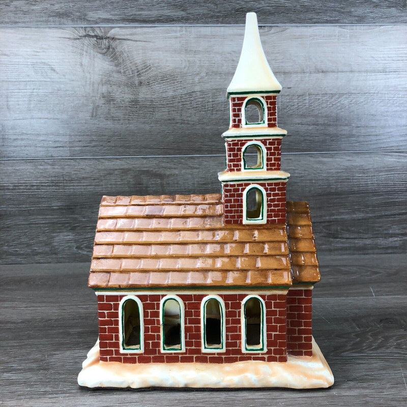 Dept 56 Byron Molds Church Christmas Village House Hand Painted Ceramic 1979