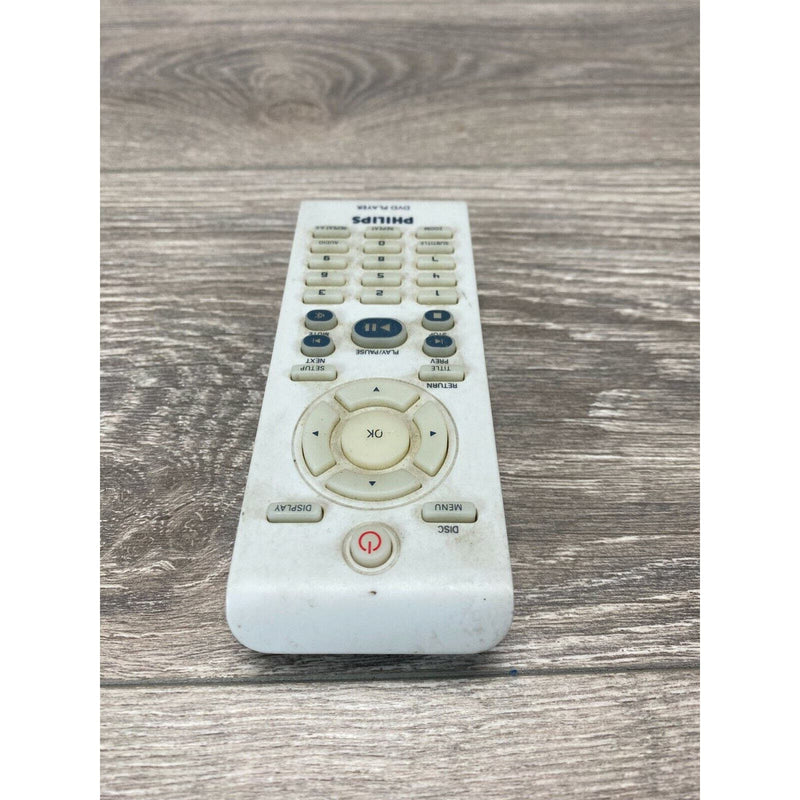 Genuine Philips 314107936321 DVD Player Remote Control White Black Original