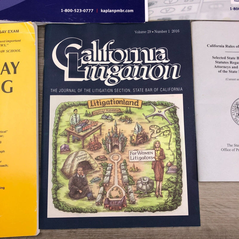 California Law Lawyer Litigation Books Lot of 12 Review Legal Essays Exam