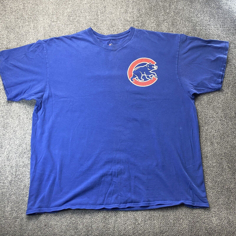 Chicago Cubs Kris Bryant 17 T Shirt Blue Adult Size 2XL Short Sleeve