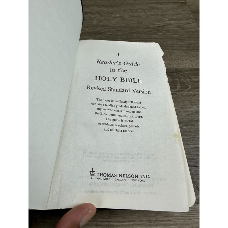 Holy Bible RSB 1972 Red Letter Dictionary Concordance 2nd Edition Nelson 1802