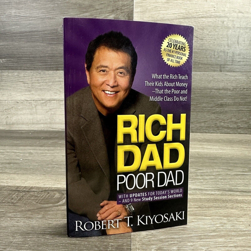 Rich Dad Poor Dad by Robert T. Kiyosaki Paperback 2017 Small Book