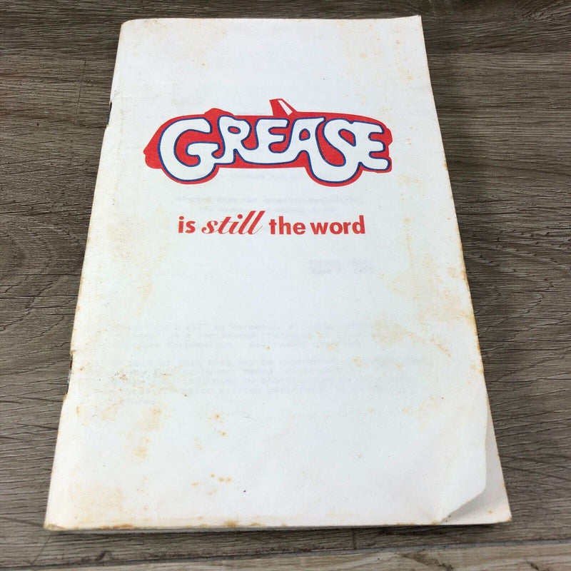 Grease is Still the Word Screenplay Brontë Woodard Alan Carr 4th Draft 1977