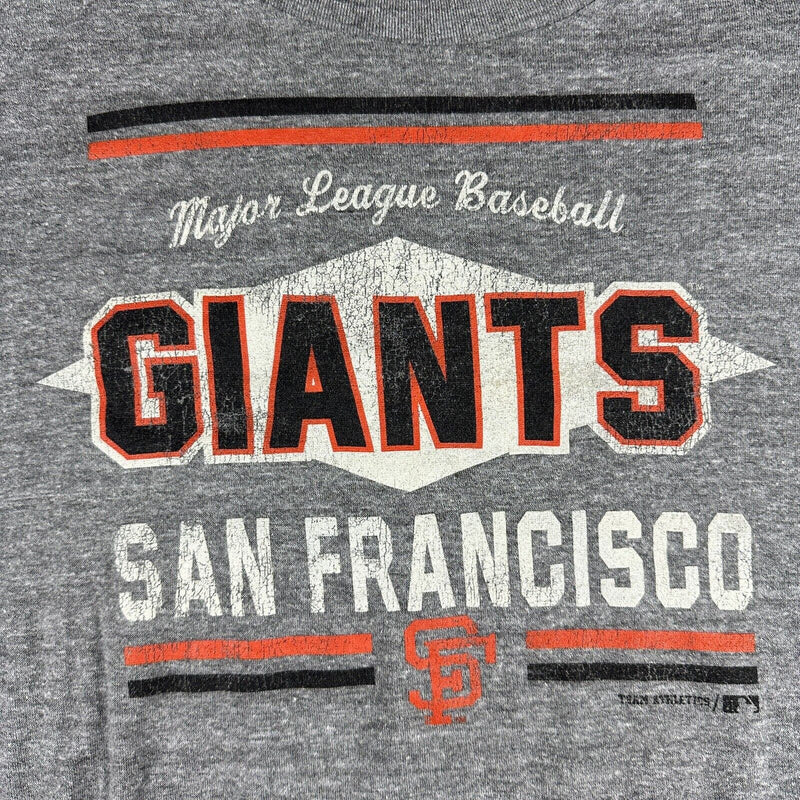 San Francisco Giants MLB Genuine Merchandise SF Logo Gray T-Shirt Men Size XL