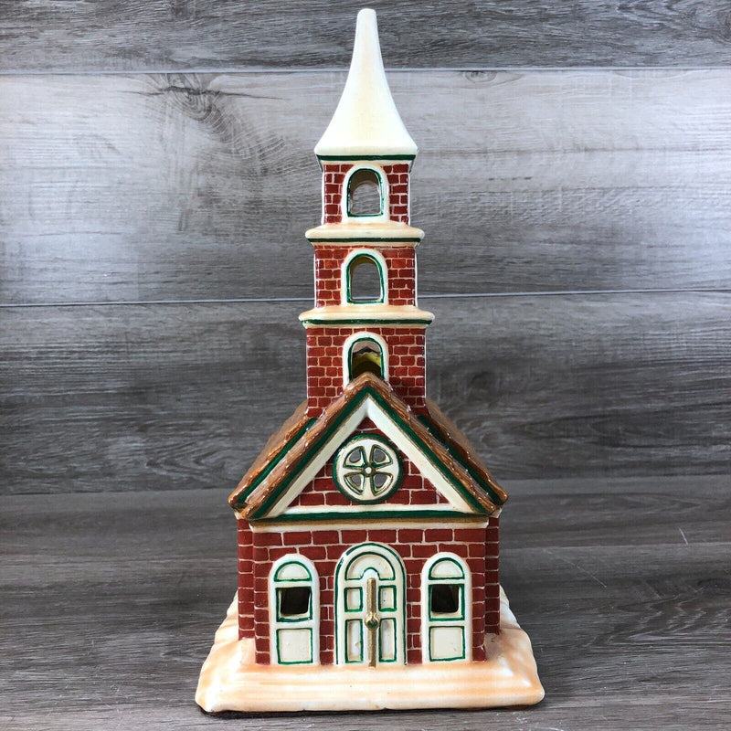 Dept 56 Byron Molds Church Christmas Village House Hand Painted Ceramic 1979