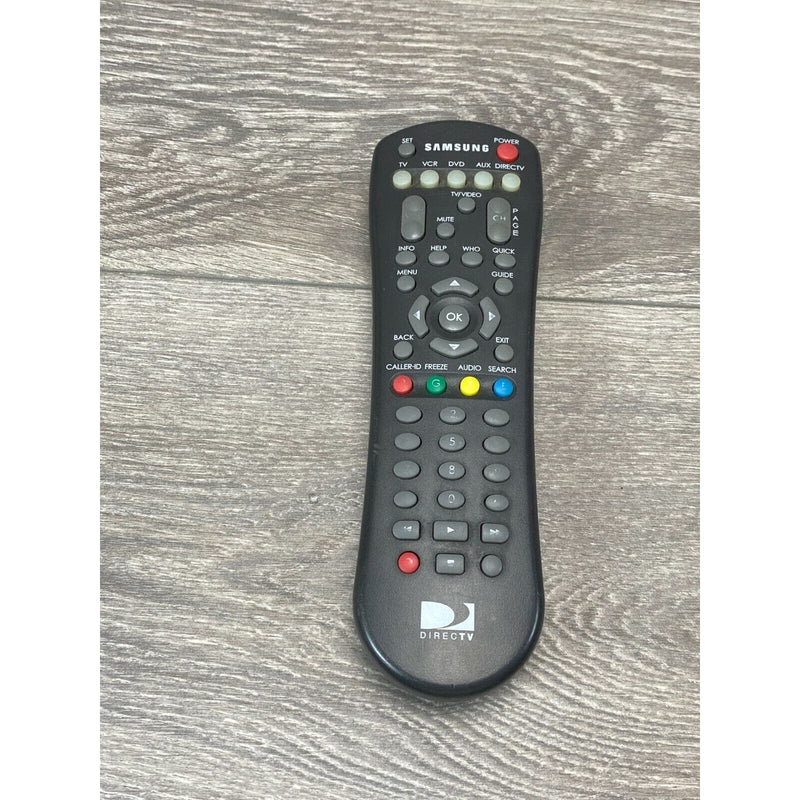 DirecTV Samsung RS105n Universal A106 TV VCR DVD Remote Control Black