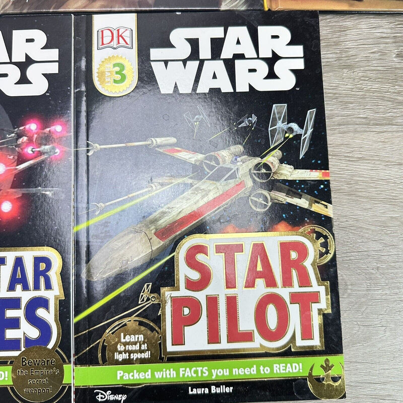 Lot of 19 Star Wars Book, Jedi Training Stories Oragami Folding and Doodling