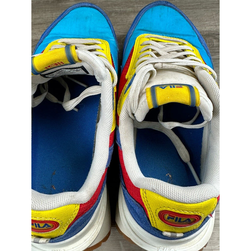 Fila Renno Casual Sneaker Blue, Red & Yellow 3RM01515-431 Size 7 No Box