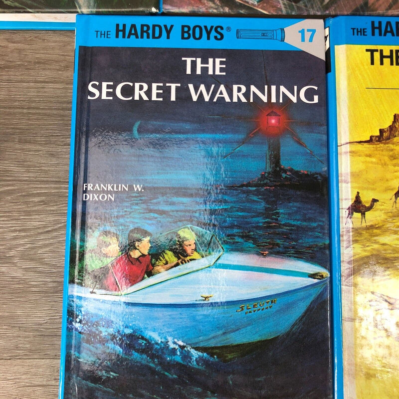 Lot Of 5 Hardy Boys Books Mixed Volumes Hardcovers Flashlight Edition