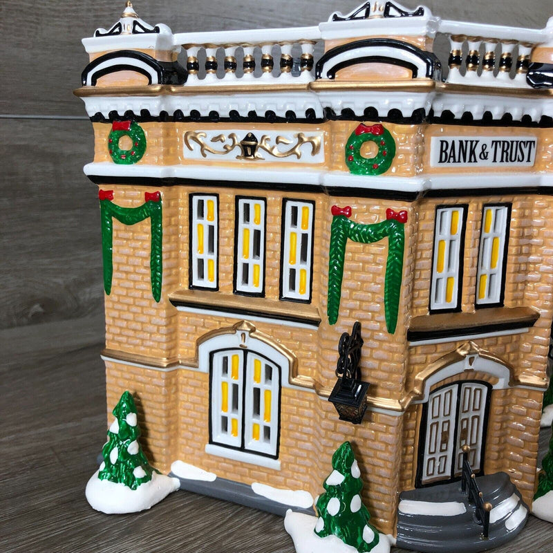 Dept 56 VILLAGE BANK & TRUST 55002 Snow Village 1999