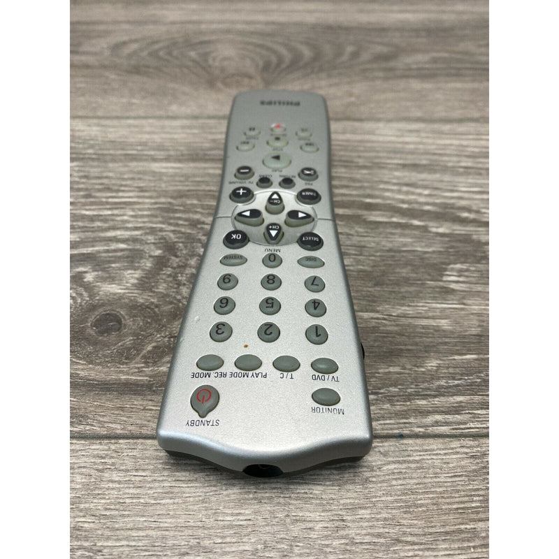 Genuine Philips RC 25115/01 TV DVD Remote Control Silver Original