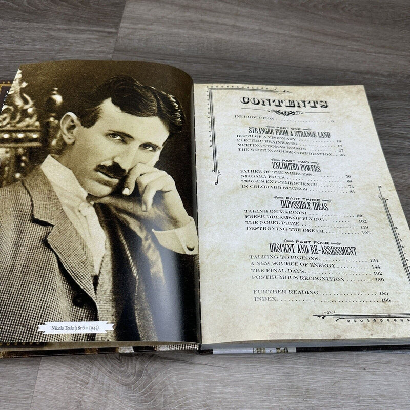 Nikola Tesla Tesla The Life and Times of an Electric Messiah Hardcover Book