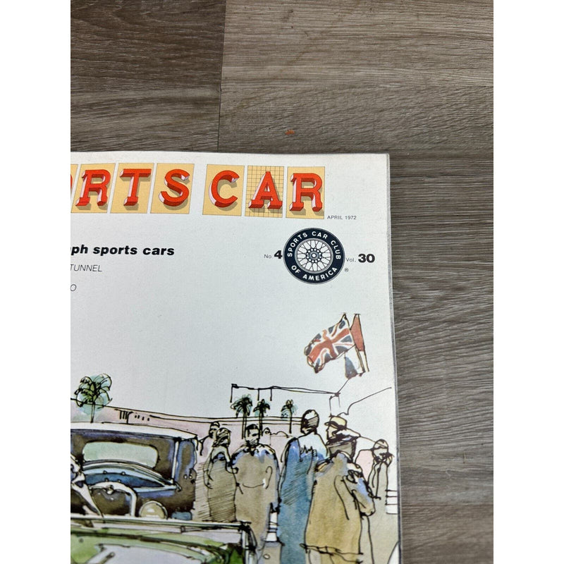 Magazine Sports Car 1972 April No4 Volume 30 Fifty Years of Triumph Sport Cars