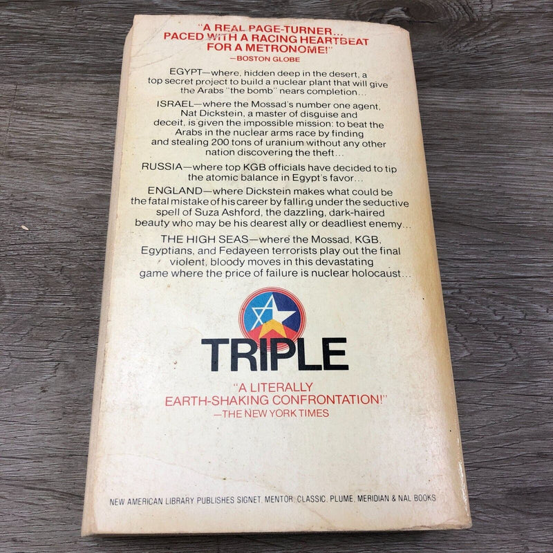 Triple By Follett, Ken First Signet Printing Oct 1980 Mass Market Paperback