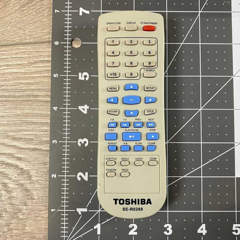 Genuine Toshiba SE-R0268 DVD Remote for SD-170EKE SD-270E SD-270EKB SD-270EKE