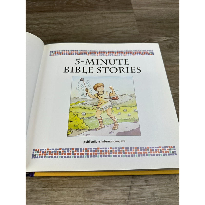 5 Minute Bible Stories by Publications International Very Good Condition Book