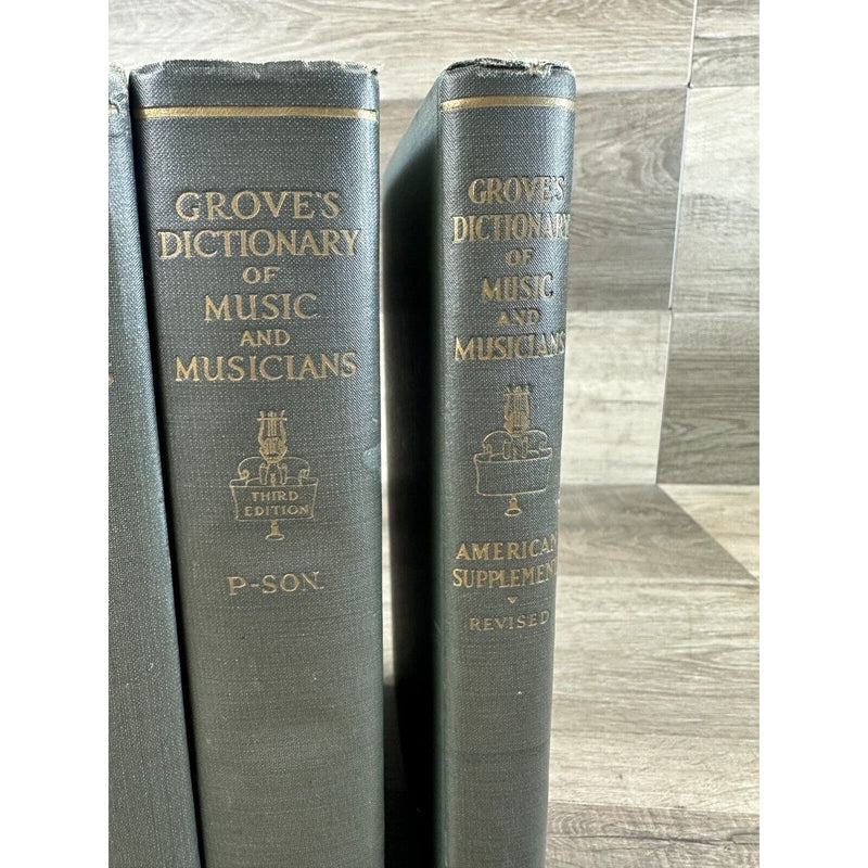 1935 Grove's Dictionary Of Music And Musicians 4 Book Lot By Coles, H. C.