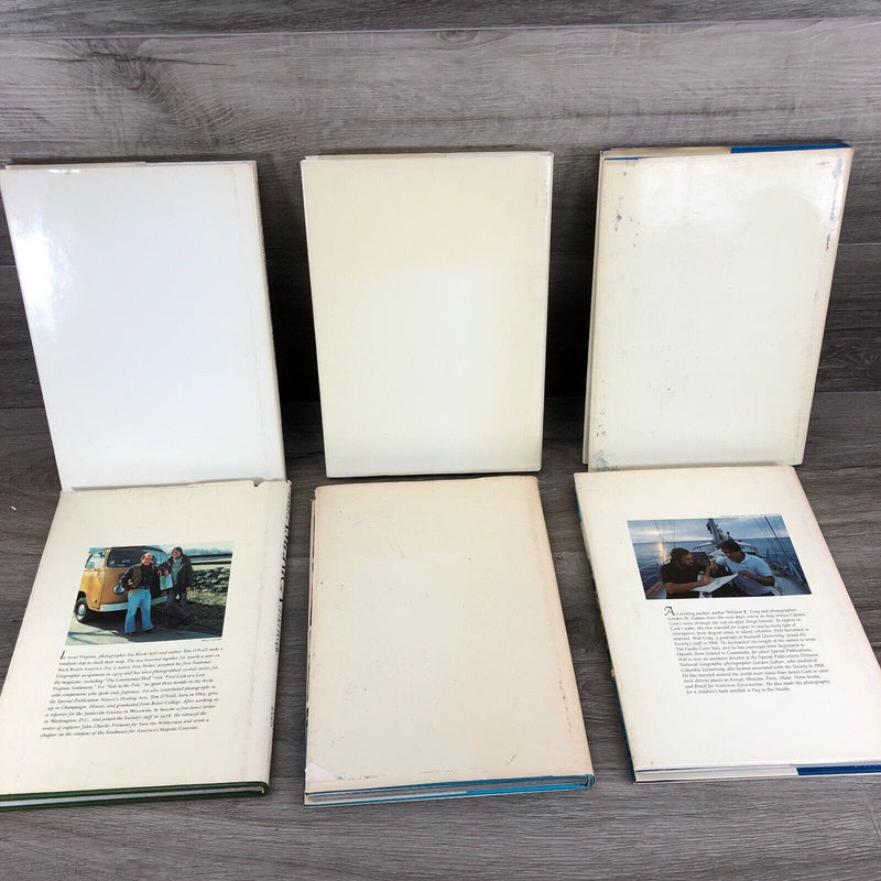 Lot of 6 Vintage National Geographic Society Hardcover Books 1978-1982