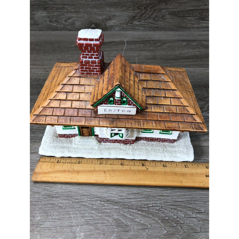 Dept 56 Byron Molds 1980 Ceramic Train Station House Village Christmas