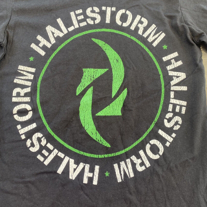 Halestorm 2019 Spring Concert T Shirt Black Canvas Adult Small Short Sleeve