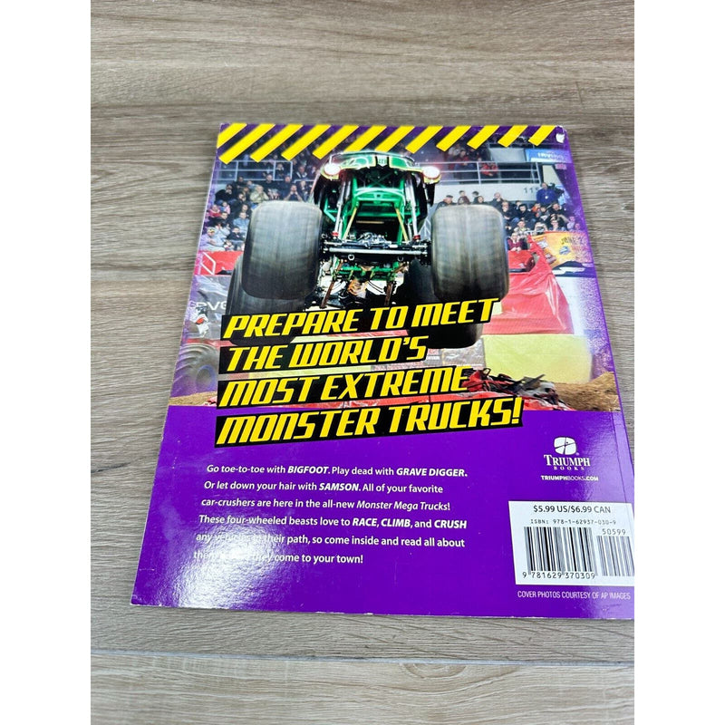 Monster Mega Trucks And Other Four-Wheeled Creatures Paperback Book