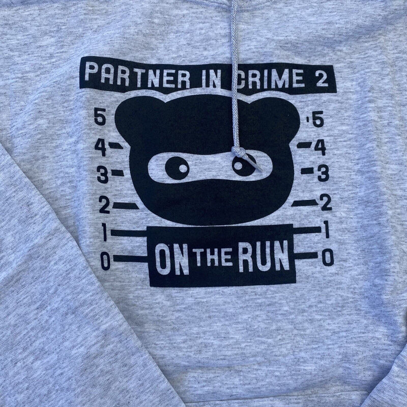 Jerzees NuBlend Partner in Crime 2 On the Run Hoodie Sweater Large Gray