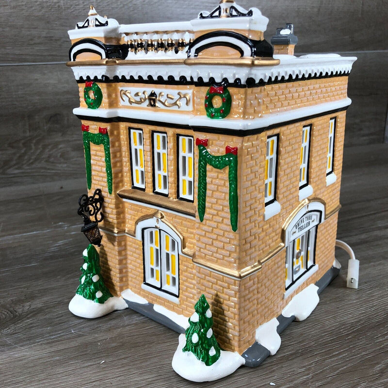 Dept 56 VILLAGE BANK & TRUST 55002 Snow Village 1999