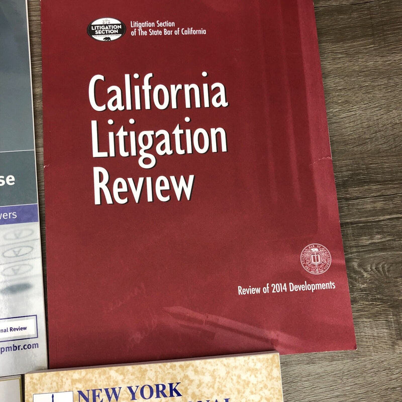 California Law Lawyer Litigation Books Lot of 12 Review Legal Essays Exam