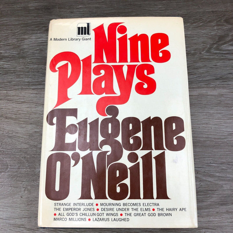 Nine Plays by Eugene O'Neill Modern Library Hardcover Book