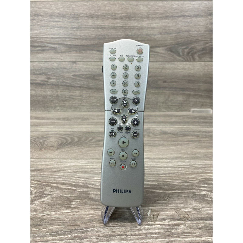 Genuine Philips RC 25115/01 TV DVD Remote Control Silver Original