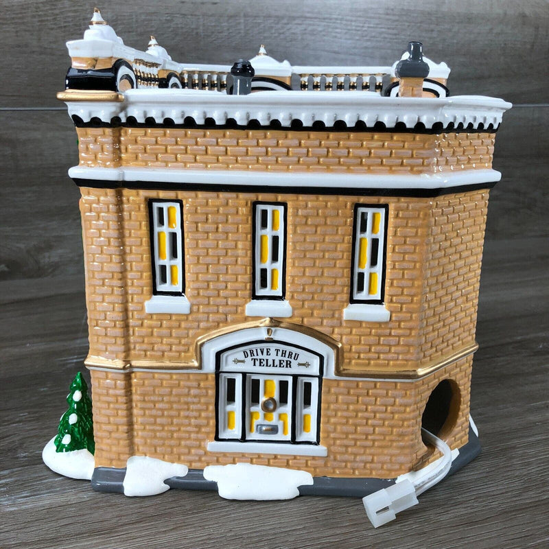 Dept 56 VILLAGE BANK & TRUST 55002 Snow Village 1999