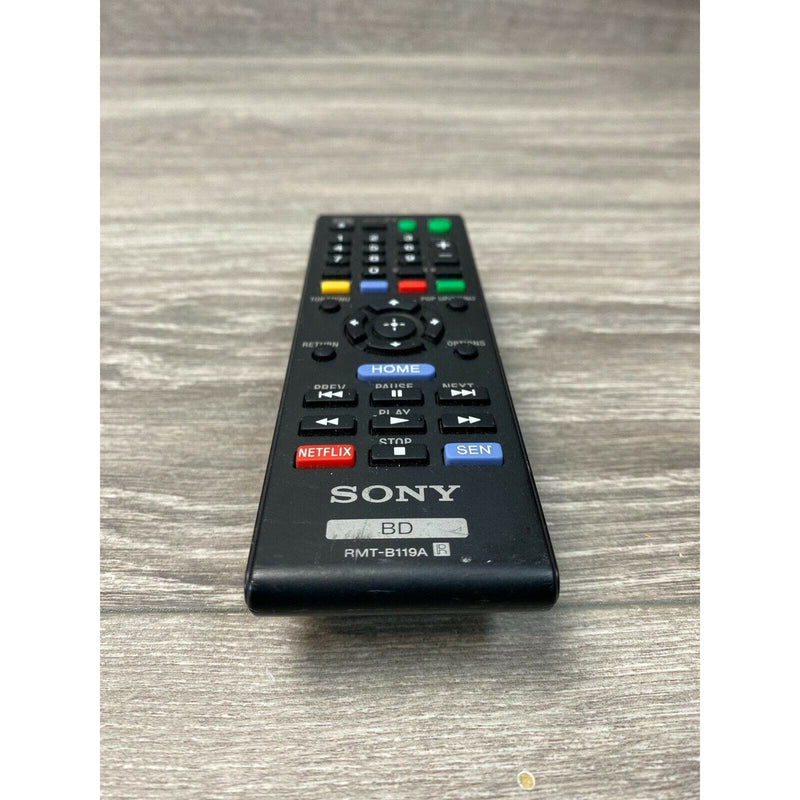 Genuine Sony BD RMT-B119A Blu-Ray Player Remote Control Original Black OEM