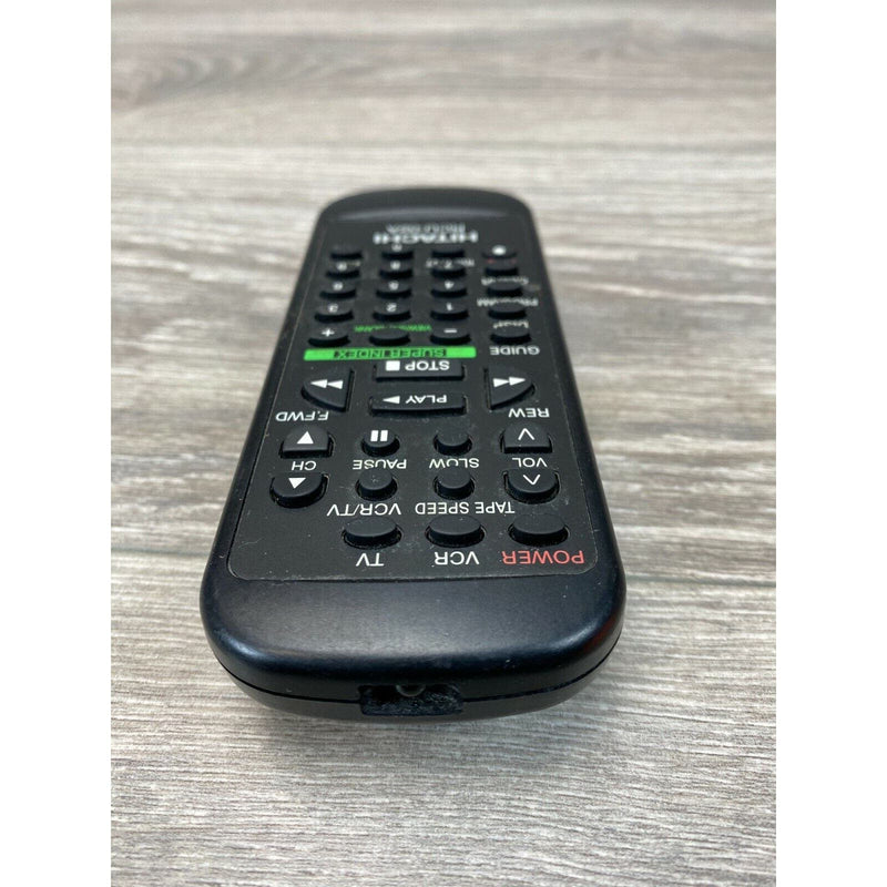 Genuine Hitachi RCU-02A TV VCR Remote Control Black