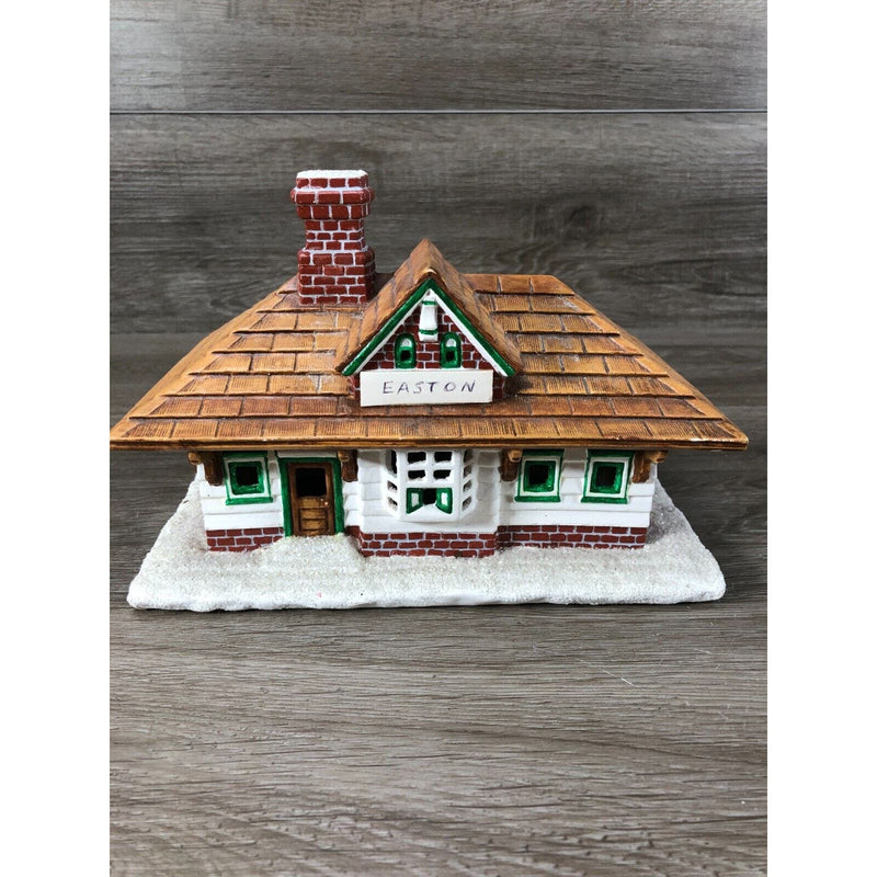 Dept 56 Byron Molds 1980 Ceramic Train Station House Village Christmas