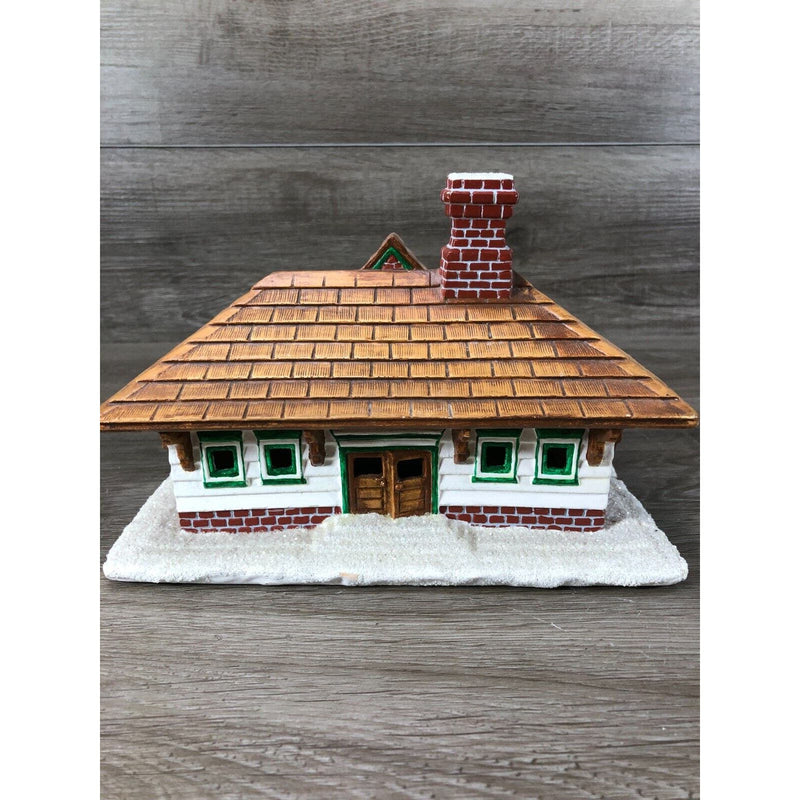 Dept 56 Byron Molds 1980 Ceramic Train Station House Village Christmas