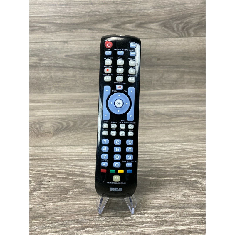 RCA RCRN04GZ Universal 4 Device Backlit Remote Control Black